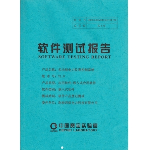 軟件檢測報告